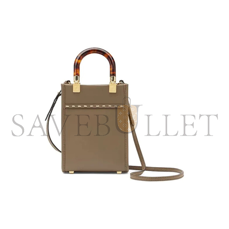 FENDI MINI SUNSHINE SHOPPER TOTE BAG 8BS051AHN5F1FEN (18*13*6cm)